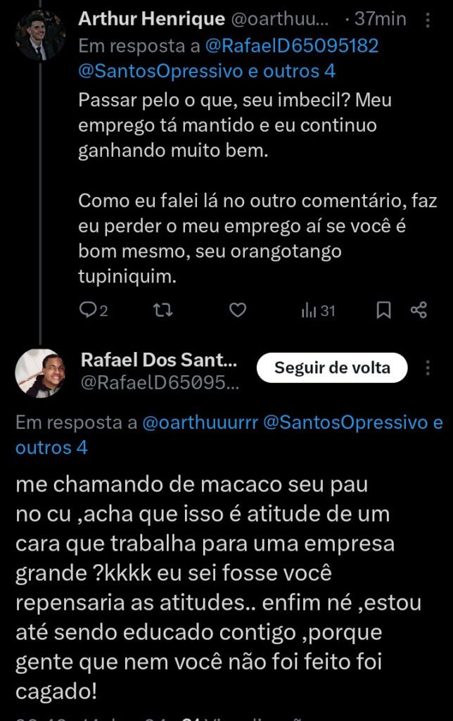 "Primata burro": Homem que cometeu racismo no Twitter é desligado da Unimed BH após denúncias de internautas