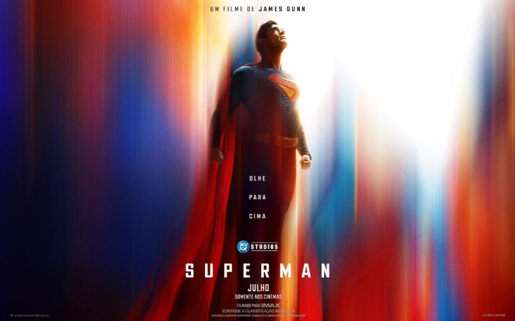A Warner Bros. Pictures acaba de divulgar em suas redes o primeiro pôster oficial de Superman