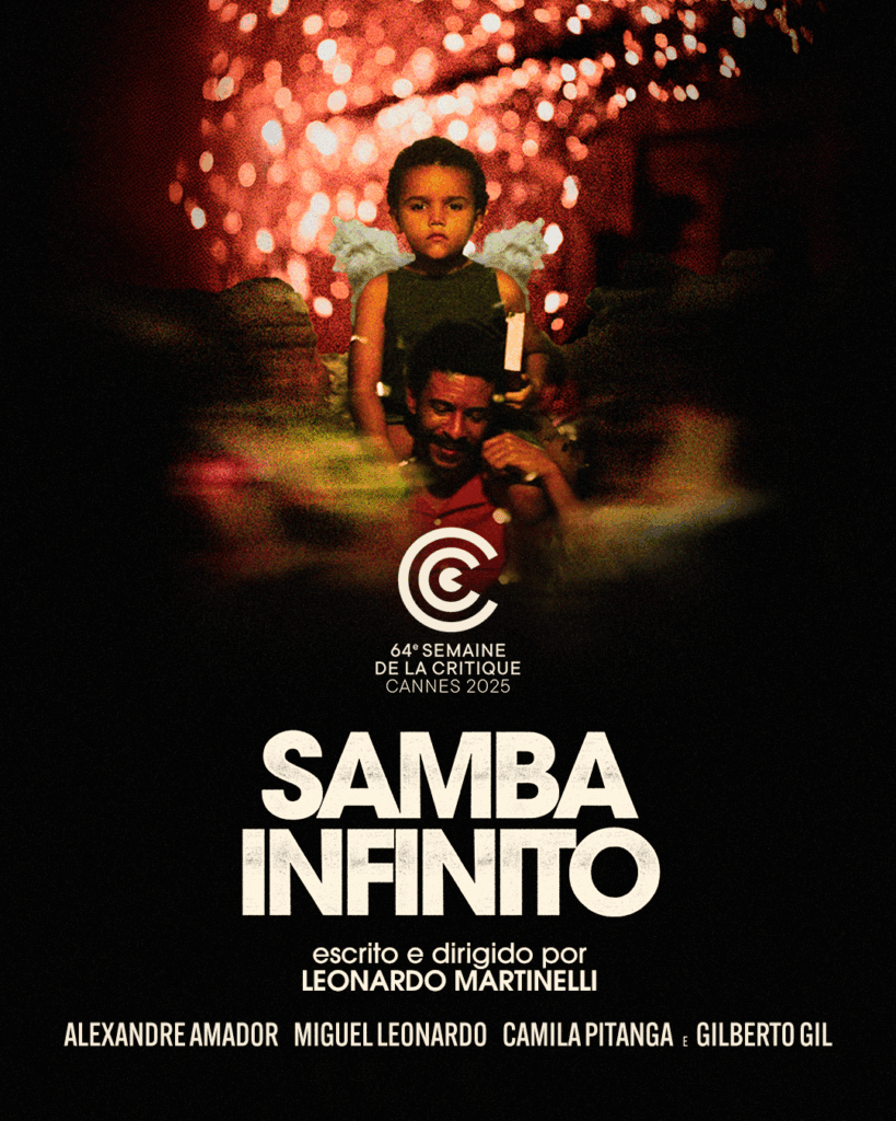 “Samba Infinito”, curta-metragem de Leonardo Martinelli com participação de Gilberto Gil e Camila Pitanga, faz sua estreia mundial em Cannes