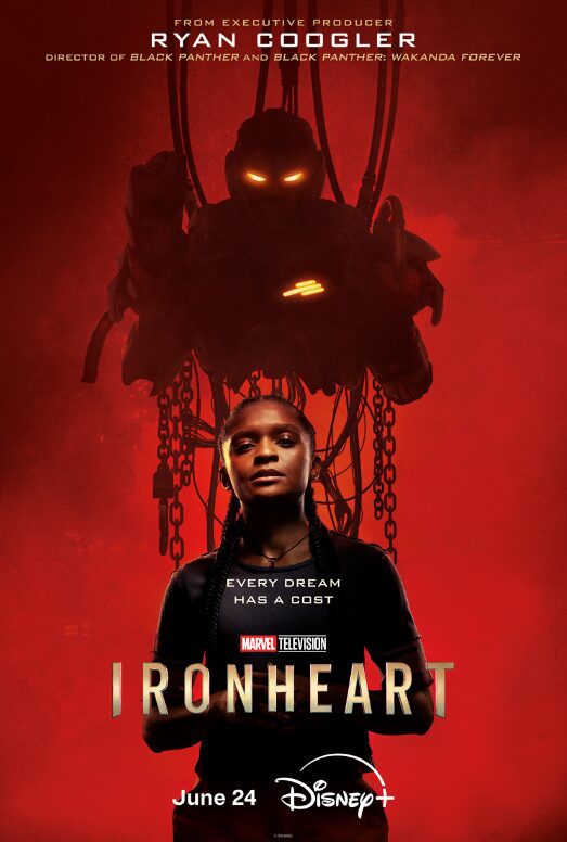 Já estão disponíveis o primeiro trailer e pôster de Coração de Ferro, a nova série da Marvel Television que estreia em 24 de junho exclusivamente no Disney+