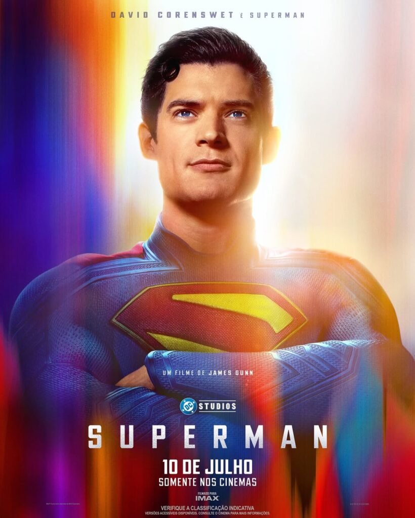 A Warner Bros. Pictures Brasil divulgou em suas redes sociais uma coleção de novos pôsteres oficiais de Superman