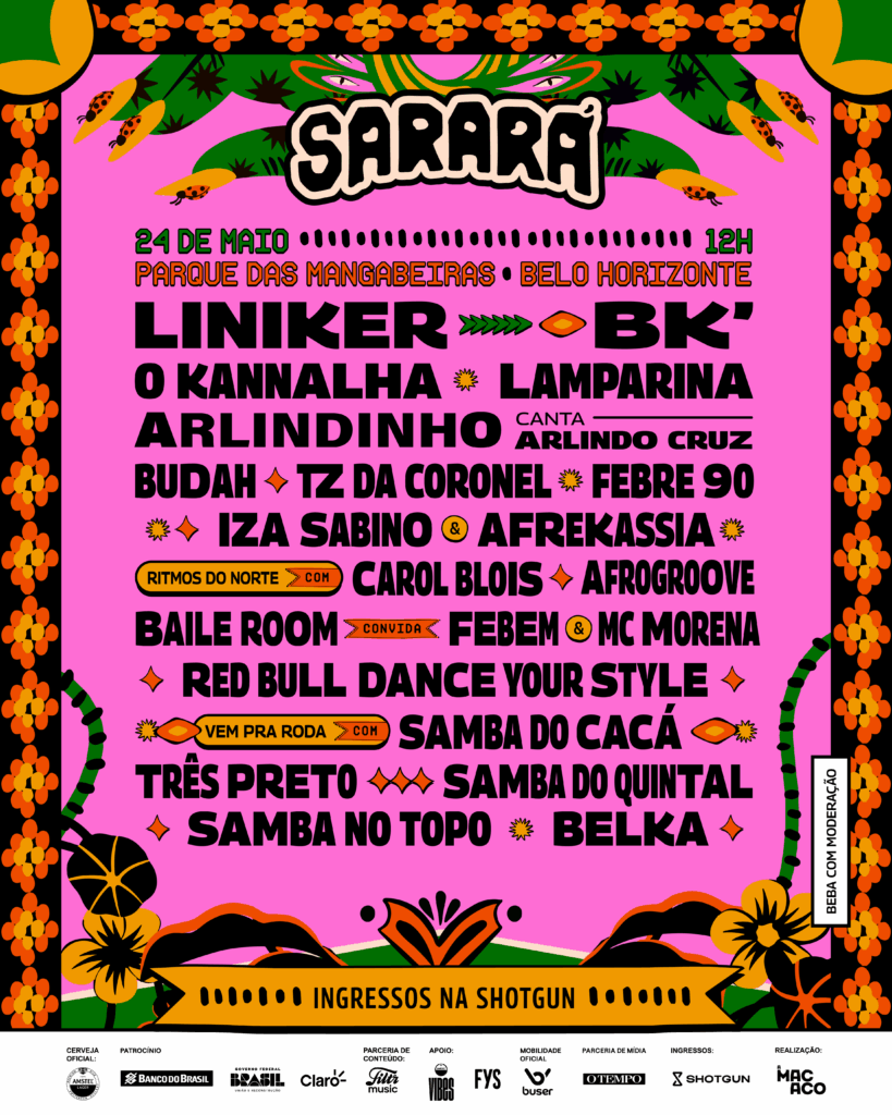 O Festival Sarará chega à sua 12ª edição