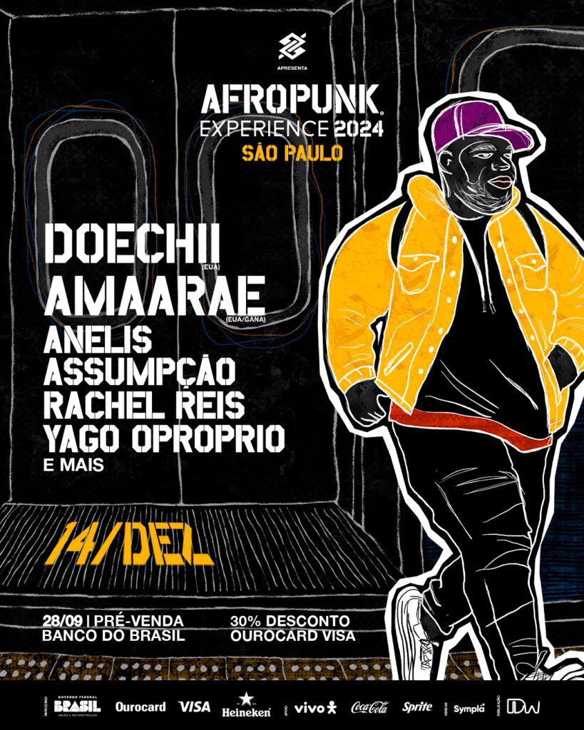 AFROPUNK Experience chega a São Paulo com shows de Anelis Assumpção, Yago Oproprio, Rachel Reis e mais atrações internacionais