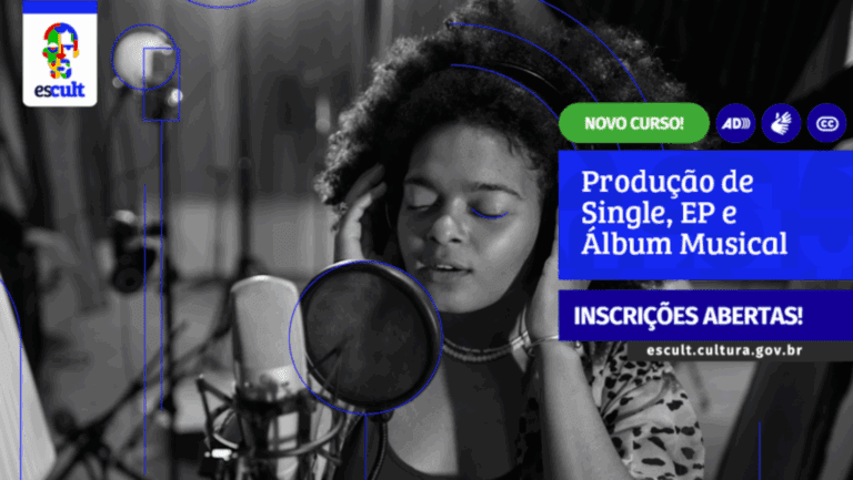 Escult lança curso gratuito para produção de single, EP e álbum musical
