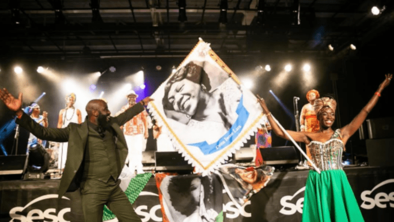 Um grande encontro de celebração da ancestralidade. É o que propõe o show A Luta é Florescer, que acontece no dia 30 de março às 15h no Sesc Itaquera